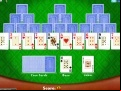 Juego Solitaire tri peaks