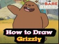 Juego We Bare Bears How to Draw Grizzly