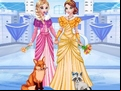 Juego Elsa & Anna's Icy Dress Up