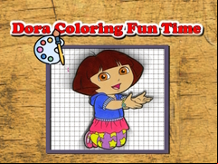 Juego Dora Coloring Fun Time