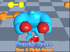 Juego Punchy Race: Run & Fight Game