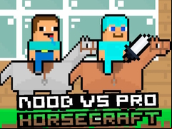 Juego Noob vs Pro HorseCraft