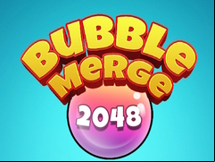 Juego Bubble Merge 2048