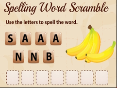 Juego Spelling Word Scramble